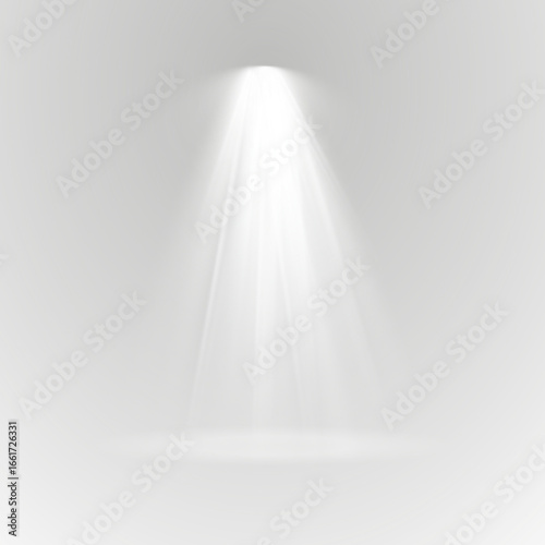 png shiny stage light with spotlight glowing projection glittering lamp beam of light transparent studio abstract scene bright decoration party concert theatre festive grey blur