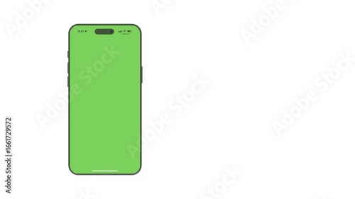 Vibrant green screen effect for modern tech display or engaging advertisement video project