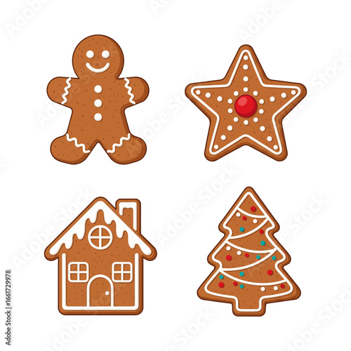 Winter Gingerbread Cookies, Christmas Treats
