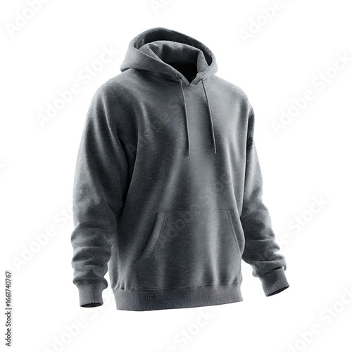 Dark Grey Speckled Hoodie Apparel Mockup clothing