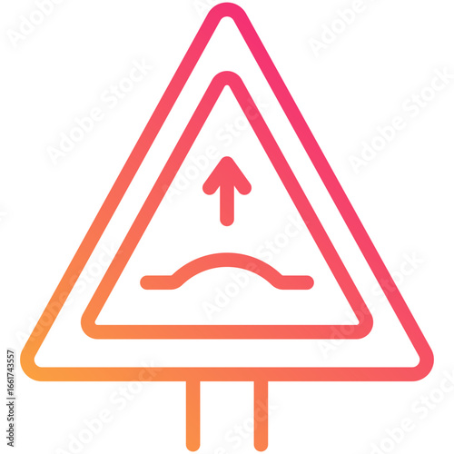 hump gradient line icon