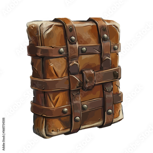 Old diary on a white 