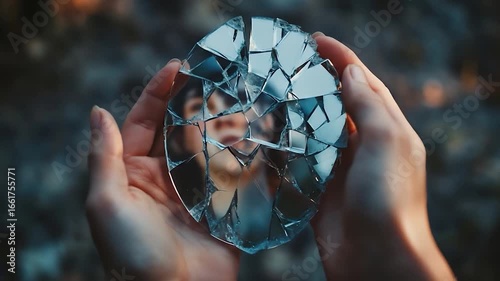 Broken Mirror: Reflecting Fragmentation, Loss, and Self-Perception