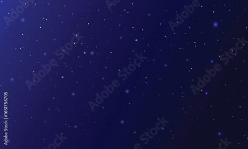 Colorful galaxy night sky vector background with milky way, nebula, stardust, and shining stars