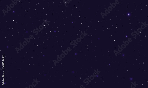 Colorful galaxy night sky vector background with milky way, nebula, stardust, and shining stars