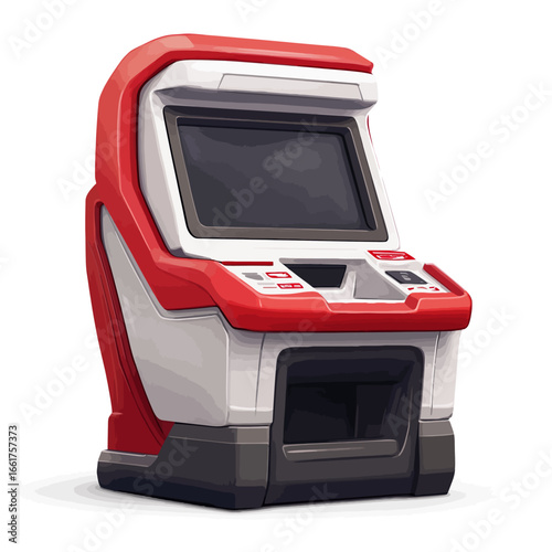 Duplicator machine isolated on white background 