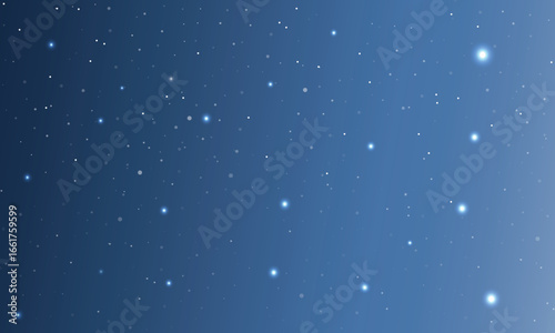 Colorful galaxy night sky vector background with milky way, nebula, stardust, and shining stars
