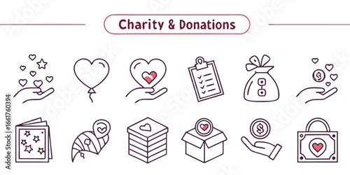 Collection of 40 minimal line icons featuring chariot and related themes