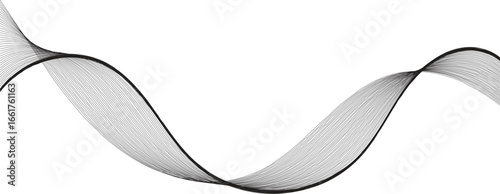 Abstract gray color linear background. Flowing particles future technology concept abstract gray line wavy abstract background