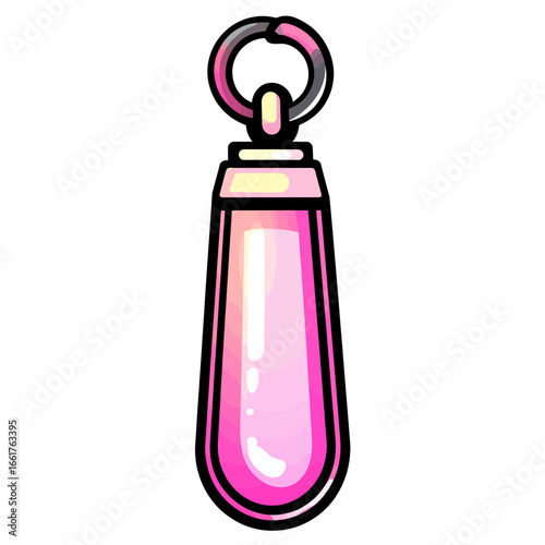 Flash drive on white 