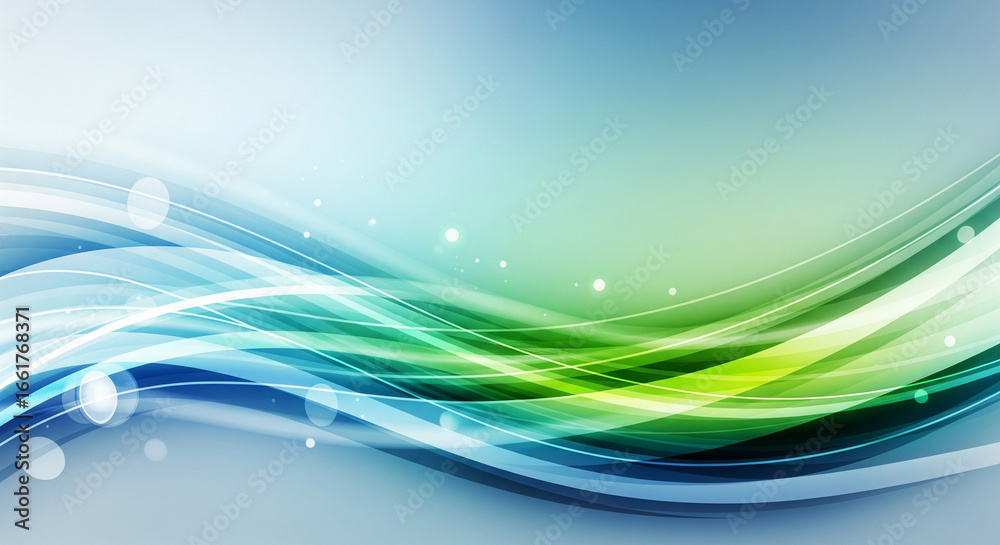 Fototapeta premium A vibrant abstract background with glowing, transparent ribbons.