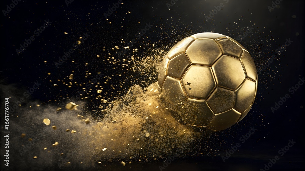 Fototapeta premium golden football