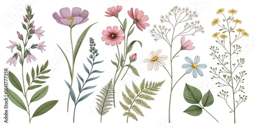 bouquet of flowers isolated