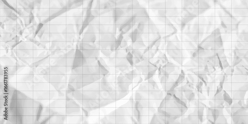 Grid paper wireframe pattern textured background. Used for notes graph documents business and education.Graph, drafting paper regular square lines grid, mesh pattern.