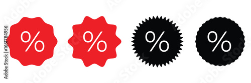 Discount icon, Percentage, finance percent offer tag, Shopping Sale label, , promotion commission icons button, vector, sign, symbol, logo, Discount, percentage icon symbol on white background .