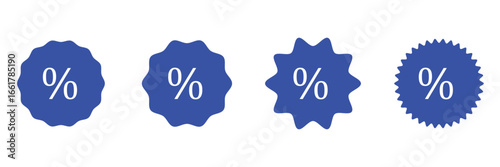 Discount icon, Percentage, finance percent offer tag, Shopping Sale label, , promotion commission icons button, vector, sign, symbol, logo, Discount, percentage icon symbol on white background .
