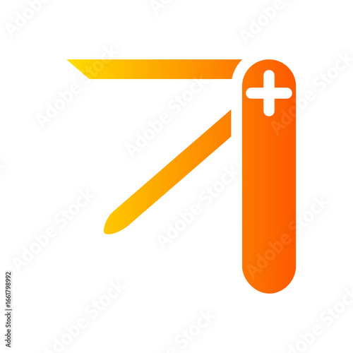 pocket knife gradient icon