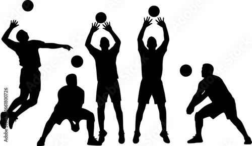 classic volleyball set of 5
