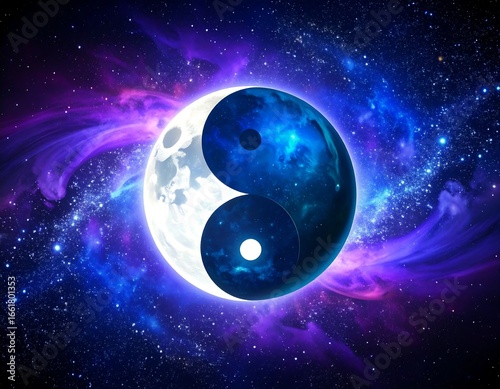 Yin and Yang in Cosmic Nebula