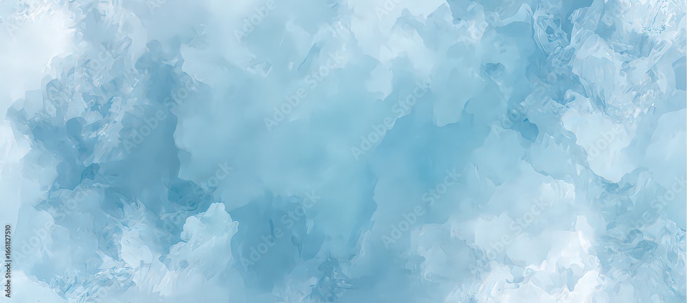 Fototapeta premium Abstract Light Blue Watercolor Background