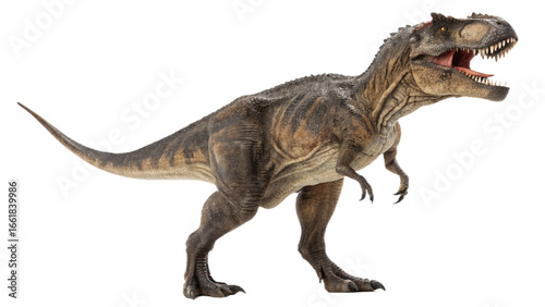 Tyrannosaurus rex isolated on transparent PNG background