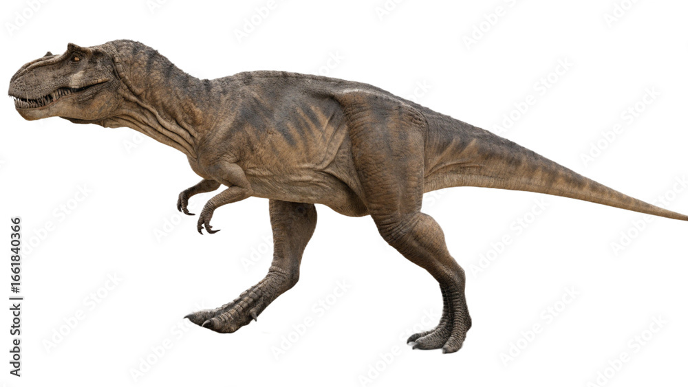 Fototapeta premium Tyrannosaurus rex isolated on transparent PNG background