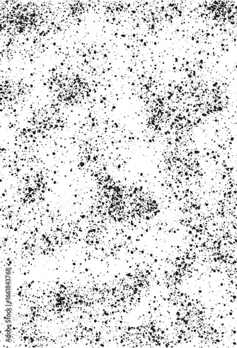 Dynamic black splatter pattern on white background, ideal for abstract design, grunge textures, backgrounds, or artistic effects.