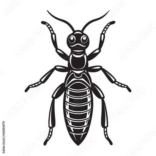 A Close-up Macro Shot of an Earwig, a Common Garden Pest with a Unique Pair of Forceps-like Pincers and a Creepy, Nocturnal Demeanor