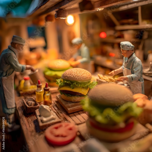 Miniature Burger Shop – A Tiny World of Flavor