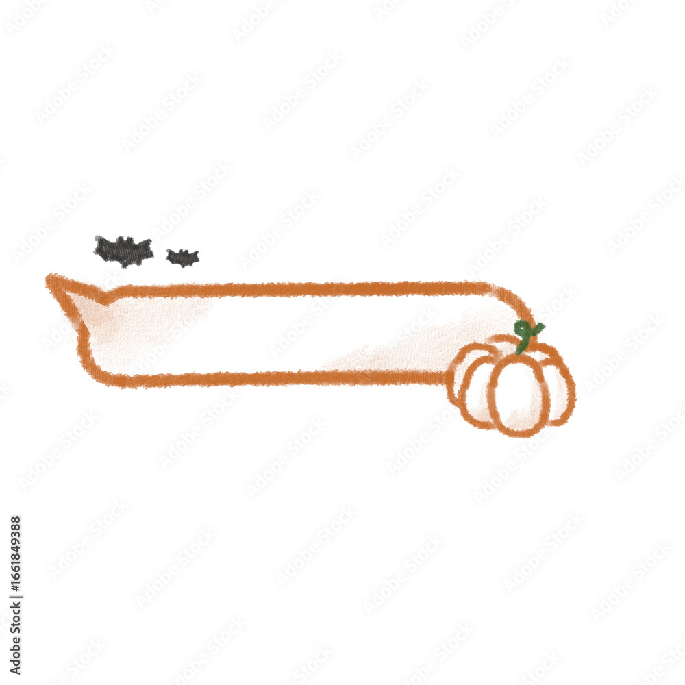 Fototapeta premium Bubble text for Halloween
