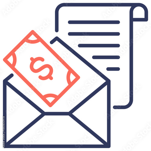 Salary Dual Tone Icon