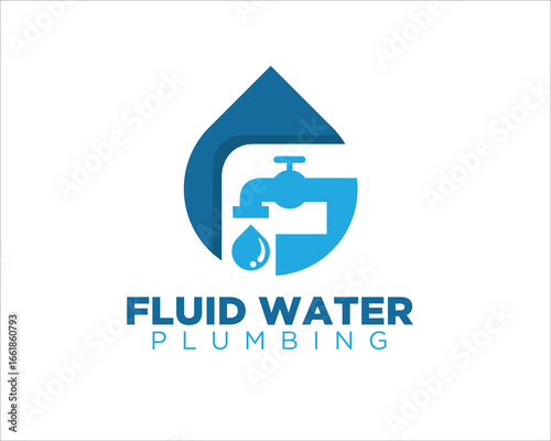 water plumbing service logo designs