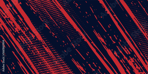 Black and red abstract grunge background with halftone style modern arts sport background abstract