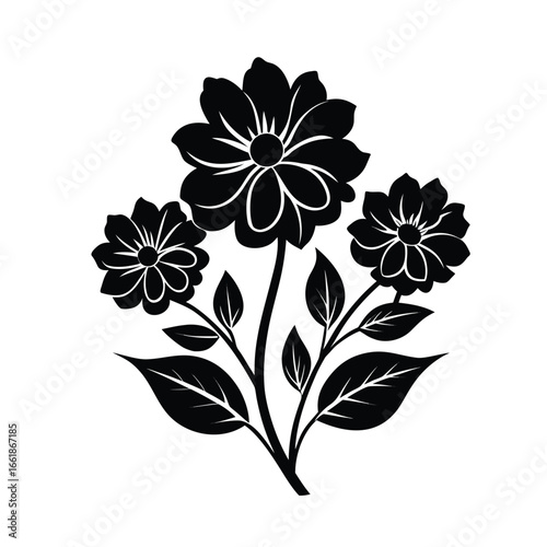 vector illustration of a flower