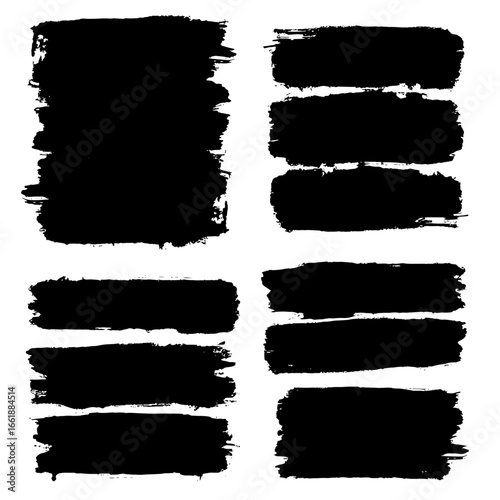 Handcrafted Brush Stroke Textures and Ink Splatters Ideal for Edgy Graphic Design and Mixed Media Art