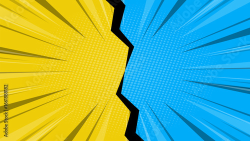 comic flash explosion backgound vector