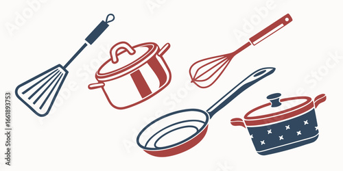 Kitchen Utensils Illustration