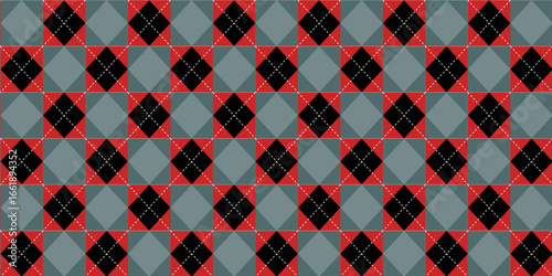 Seamless vivid dark grey geometric background for fabric, textile, men clothing, wrapping paper.