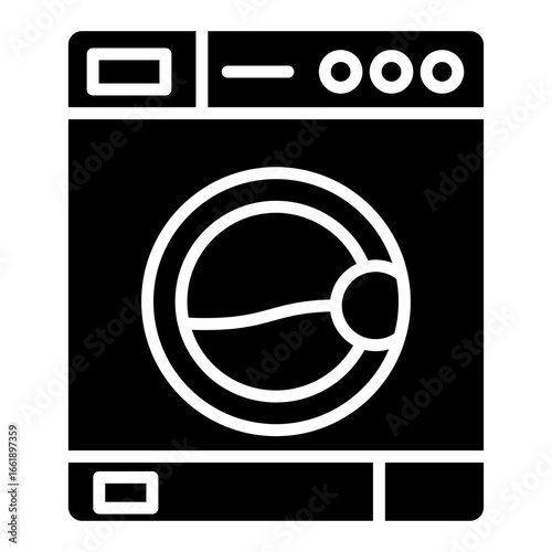 ashing Machine Vector Icon