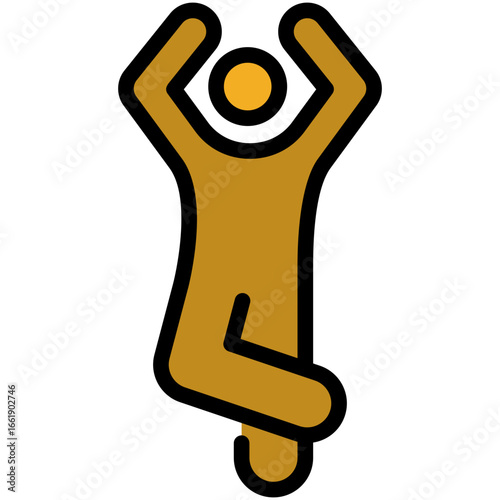 resting filled line icon