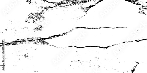 Crack and scratched grunge dust wall urban background texture vector. crack cement wall texture. black textured grainy cracked ground lines isolated on white. distressed overlay grainy texture.