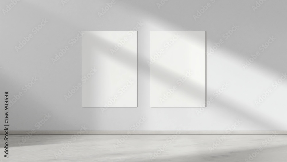 Obraz premium Blank catalogue landscape brochure mockup cover template 