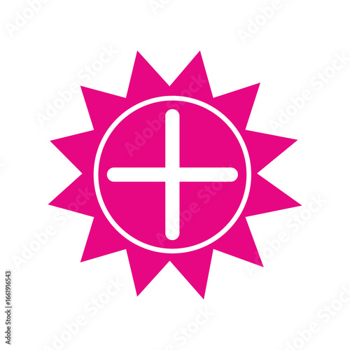 peace symbol made of colorful paper