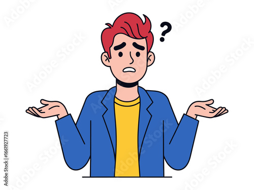 Confused Man with Question Mark: A stylized illustration of a puzzled individual, complete with a question mark above their head, poses the question: What could it all mean?