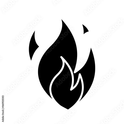 flame glyph style