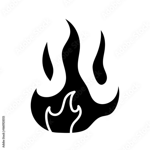 flame glyph style