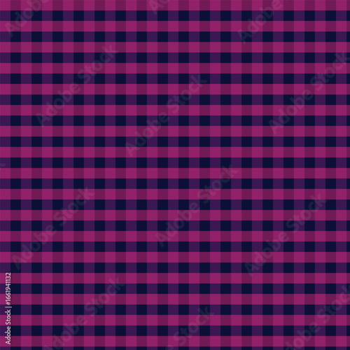 Seamless Gingham Fabric Pattern Lines Vector Abstract Stripe Texture suitable for Textiles Print Medium.
