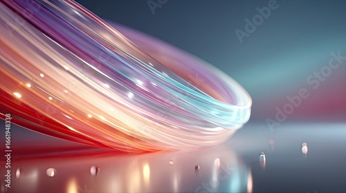 Neon Particle Ring Animation - A ring formed by animated neon segments that appear to dissolve and reform, glowing in radiant violet and cyan