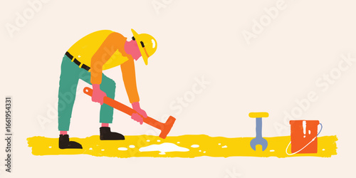A dedicated construction wo...