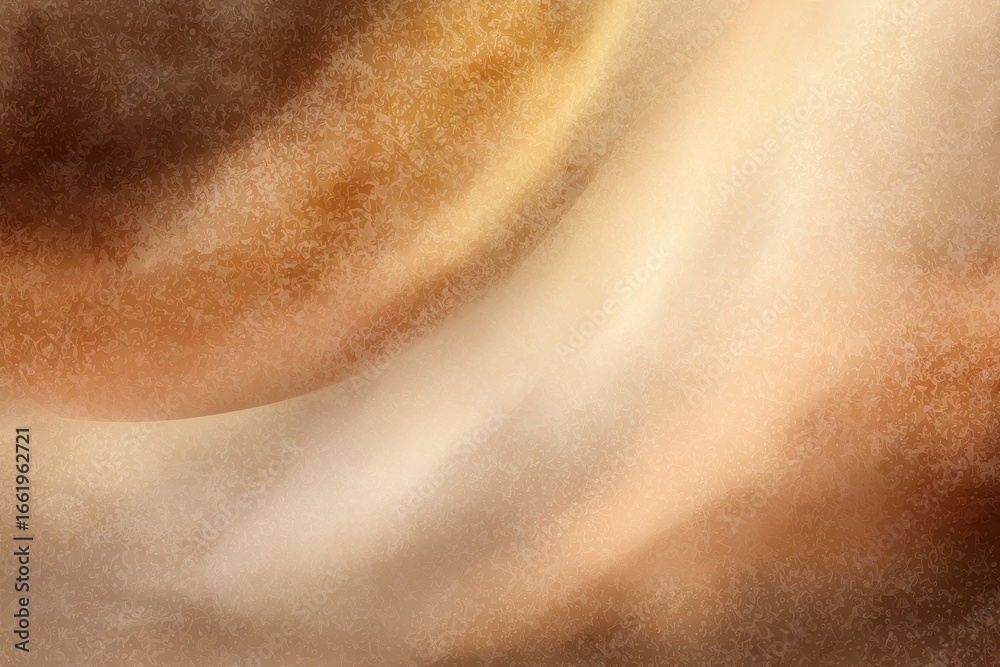 Fototapeta premium Abstract swirling patterns in warm hues create an ethereal atmosphere in a contemporary art setting